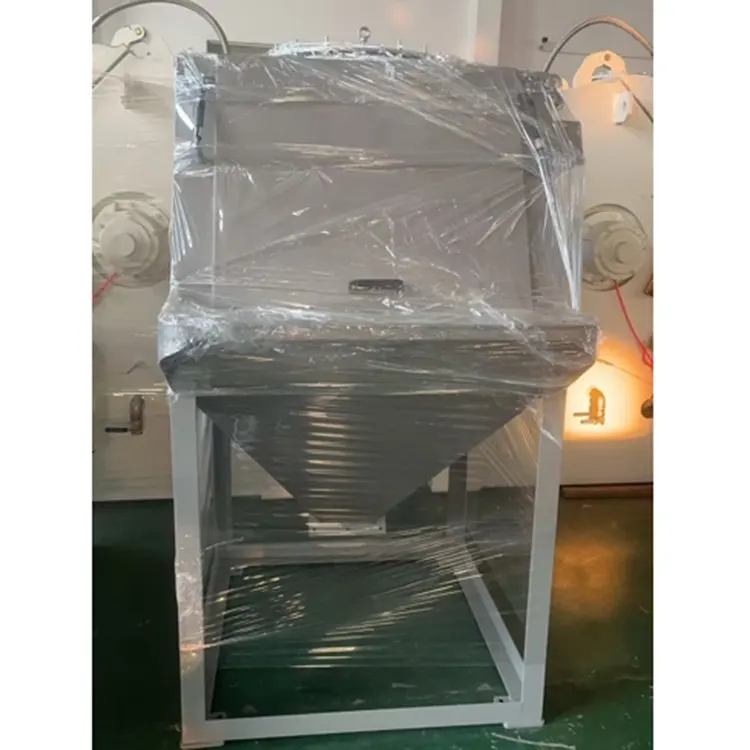 Jauheapumateriaalien tyhjennysasema